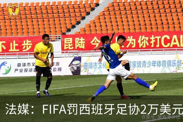 法媒：FIFA罚西班牙足协2万美元，下场FIFA赛部分空场